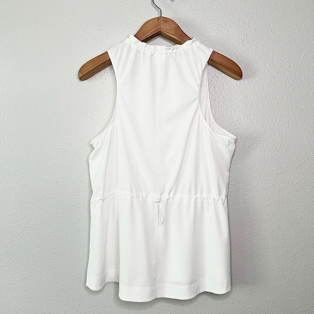 Athleta Boundless Tank bright white adjustable sleeveless women’s size large - Picture 7 of 14